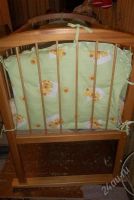 Лот: 2478296. Фото: 2. детская кроватка-качалка+бортики. Детская мебель