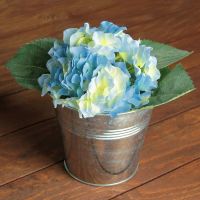 Лот: 16947373. Фото: 3. Кашпо "Ведерко" 8,5*8,5*7,5 см. Растения и животные