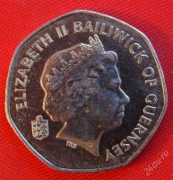 Лот: 1579536. Фото: 2. (№509/LS) 20 пенсов 2003 (Гернси... Монеты