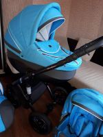 Лот: 14556128. Фото: 3. Коляска 3 в 1 verdi faster голубой... Дети растут