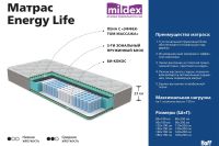 Лот: 23705488. Фото: 2. Матрас пружинный MILDEX Energy... Мебель для спальни