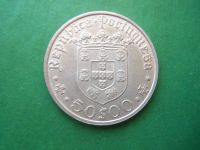 Лот: 18602203. Фото: 2. 50 эскудо 1968 г. Португалия,серебро... Монеты