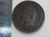 Лот: 8318539. Фото: 5. Монета 10 сантим Франция 1854...