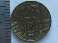 Лот: 8525923. Фото: 7. Монета 25 колон Коста Рика 2005...