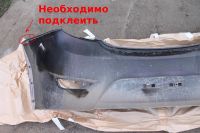 Лот: 3050500. Фото: 3. Задний бампер Hyundai Solaris-хэтчбек. Авто, мото, водный транспорт