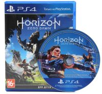 Лот: 25043335. Фото: 2. Диск Horizon zero dawn PS4 PS5. Игровые приставки, консоли, видеоигры