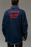 Лот: 15569710. Фото: 3. Джинсовая рубашка. 5753. Одежда, обувь, галантерея