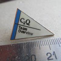 Лот: 20873371. Фото: 2. Значок C2Q overview team компьютерное... Значки, медали, жетоны