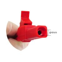 Лот: 25652129. Фото: 4. Зажим крокодил 84мм, 32а, гнездо...