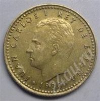 Лот: 312140. Фото: 2. Испания. 1 песета 1980г. Для фанатов... Монеты
