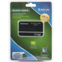 Лот: 4422943. Фото: 6. USB Разветвитель Defender Quadro...