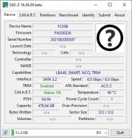 Лот: 19455668. Фото: 2. 512Gb SATA SSD без корпуса. НОВЫЙ... Комплектующие