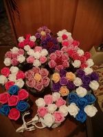 Лот: 17497709. Фото: 2. Букет из мыльных роз. Цветы, букеты