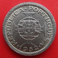 Лот: 3914290. Фото: 2. (№3323/LF) 2,5 эскудо 1952 (Португальская... Монеты