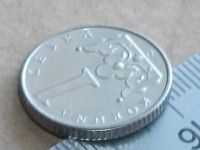 Лот: 12884769. Фото: 2. Монета 1 крона одна Чехия 1994... Монеты