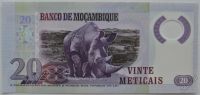 Лот: 9832451. Фото: 2. Мозамбик 20 метикал 2011 года... Банкноты