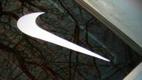 Лот: 4912309. Фото: 2. Наклейка виниловая "NIKE", только... Оснащение, оборудование, аксессуары