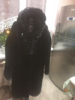 Лот: 12705020. Фото: 2. Шуба мотоновая (вставки норки). Женская одежда