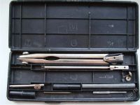 Лот: 1603076. Фото: 3. Циркуль + набор чертежный (готовальня... Компьютеры, оргтехника, канцтовары