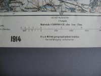 Лот: 12634666. Фото: 3. Штабная австро-венгерская карта-двухкилометровка... Коллекционирование, моделизм