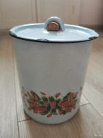 Лот: 15174234. Фото: 3. Ескость эмалированная с крышкой... Домашний быт