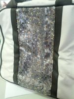 Лот: 6008139. Фото: 5. Сумка новая светлая с паетками