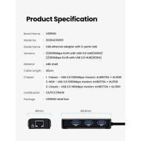Лот: 21574396. Фото: 10. USB-хаб UGREEN USB 3.0 Hub with...