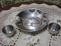 Лот: 8146764. Фото: 6. Блюдо с двумя вставными соусницами...