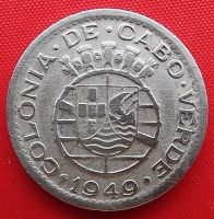 Лот: 3344123. Фото: 2. (№3170/LF) 50 сентаво 1949 (Кабо-Верде... Монеты