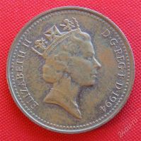 Лот: 1589166. Фото: 2. (№754) 1 пенс 1994 (Великобритания... Монеты