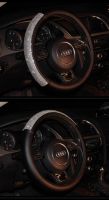 Лот: 10821603. Фото: 7. Роскошная оплетка на руль со стразами...