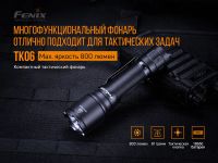 Лот: 21578925. Фото: 5. Фонарь Fenix TK06 Cree SST20