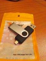 Лот: 11034748. Фото: 3. Флешка 16Гб usb - micro usb. Компьютеры, оргтехника, канцтовары