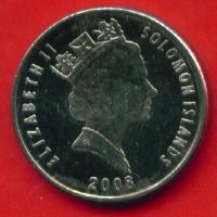 Лот: 8753962. Фото: 2. Соломоновы острова 20 центов 2008... Монеты