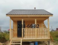 Лот: 10468909. Фото: 4. Баня 4х4 с террасой 2х4 из строганного... Красноярск