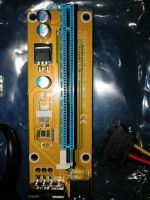 Лот: 10938016. Фото: 2. Райзер (Riser) PCI-E 1x-16x 6pin... Комплектующие