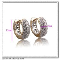 Лот: 3222322. Фото: 2. Очень красивые серьги с позолотой... Ювелирные изделия, бижутерия, часы