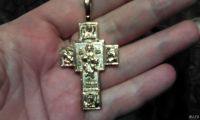 Лот: 13687135. Фото: 9. Крест. Позолоченный. НОВОЕ. пр-во...