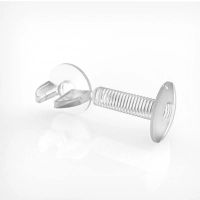 Лот: 21359251. Фото: 3. Пластиковый винт-заклепка с гайкой. Красноярск