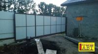 Лот: 5139952. Фото: 2. Ворота откатные в Красноярске... Срубы и конструкции