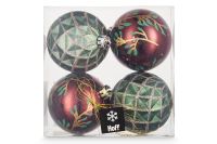 Лот: 24428269. Фото: 4. Набор ёлочных шаров HOFF EG01-PE3-8004. Красноярск