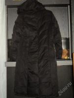 Лот: 1316772. Фото: 2. пуховик р46-48 черный длинный. Женская одежда