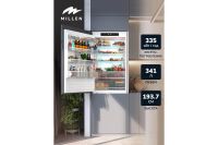 Лот: 25325679. Фото: 4. Встраиваемый холодильник MILLEN... Красноярск