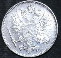 Лот: 13267023. Фото: 2. Российская Финляндия. 50 пенни... Монеты