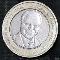 Лот: 15051685. Фото: 2. Экзотика с рубля (20946) Кения... Монеты