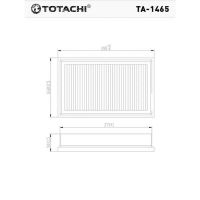 Лот: 20924853. Фото: 2. Фильтр воздушный TA-1465 TOTACHI... Автозапчасти