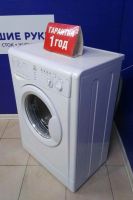 Лот: 16990303. Фото: 2. Стиральная машина indesit wisl... Крупная бытовая техника