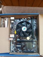 Лот: 16027831. Фото: 2. I5 7400 + материнская плата MSI... Комплектующие