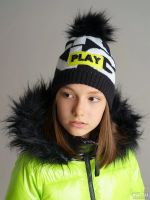 Лот: 18041182. Фото: 2. Шапка трикотажная для девочек... Одежда и аксессуары