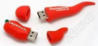 Лот: 697469. Фото: 2. USB Flash Disk, 4GB в виде красного... Носители информации
